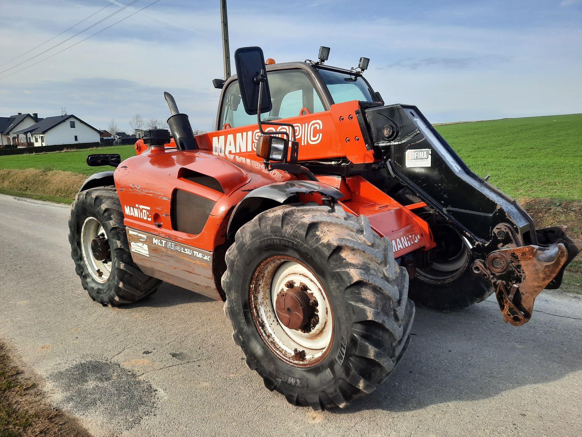 Ładowarka teleskopowa Manitou MLT 634 oryginał 2005r Brutto