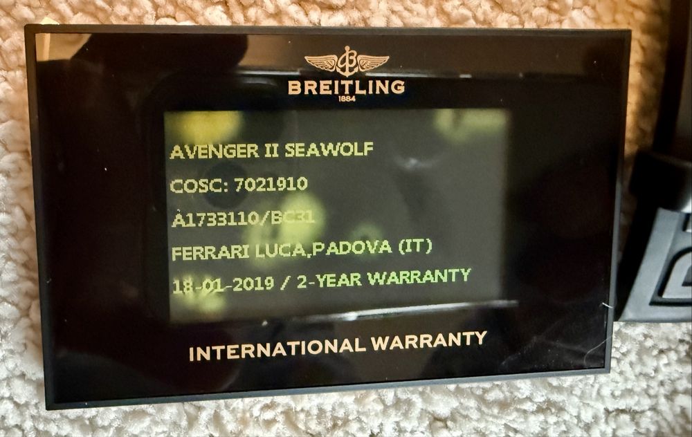 Zegarek meski Breitling Avenger II Seawolf