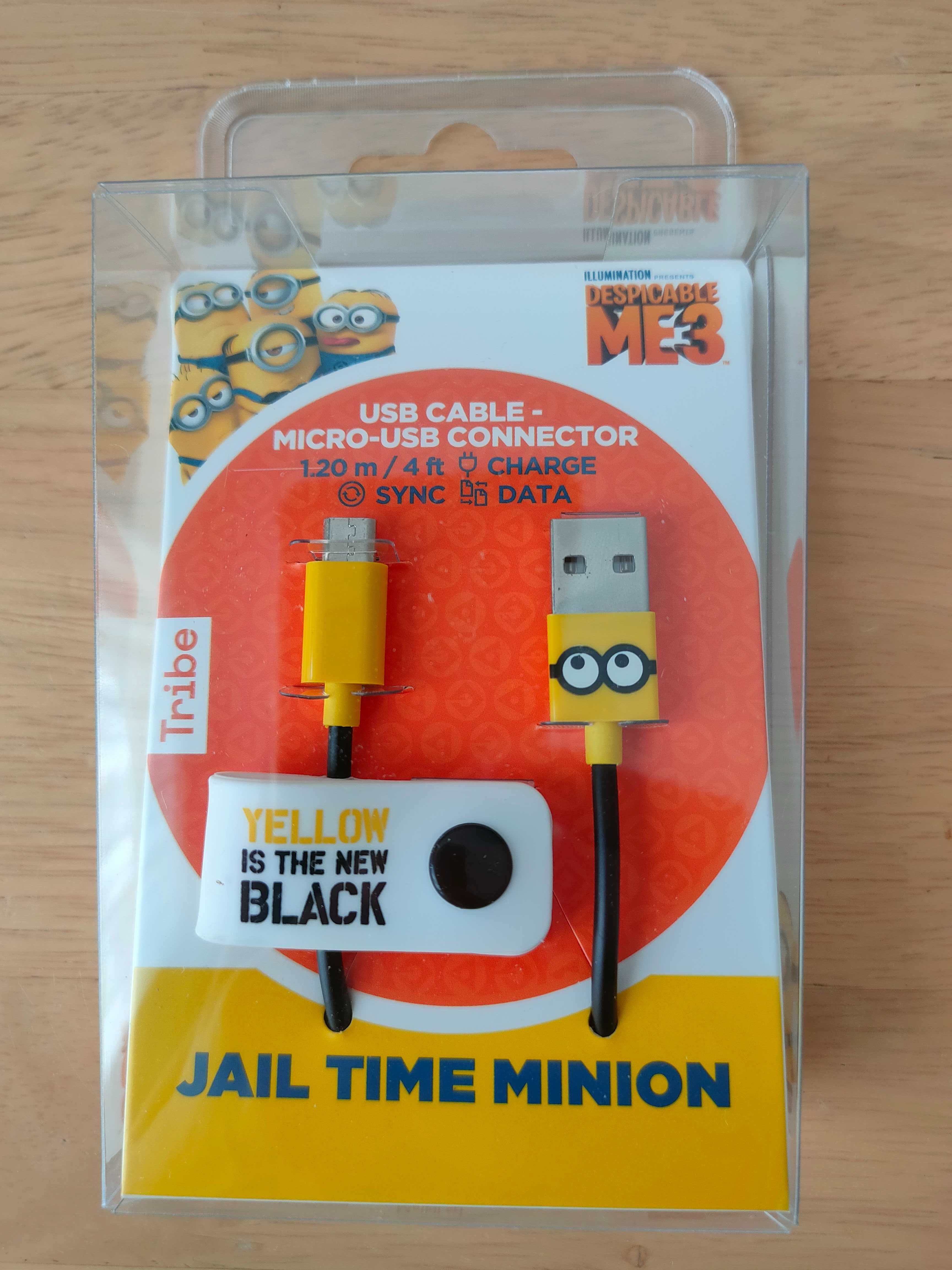 Kabel Micro USB Tribe 120cm Jail Time Minion Minionki