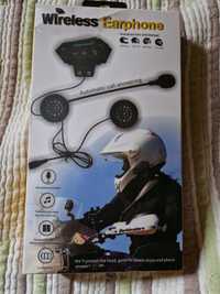 Tenho para venda ester auriculares para capacete de moto