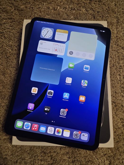 iPad Pro 11 M4 256GB WiFi+5G como novo