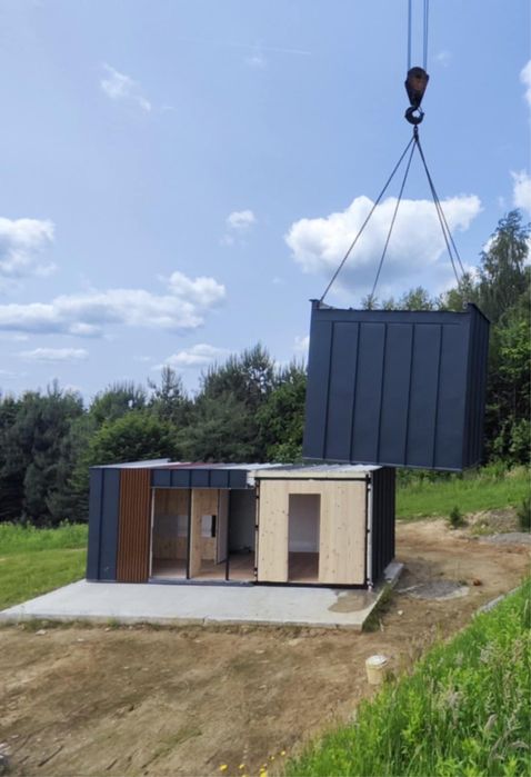 Domek modułowy Lamino 26 m² – styl, przestrzeń i taras w komplecie 6