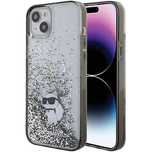 Etui Karl Lagerfeld Liquid Glitter Choupette do iPhone 15 Plus - przez