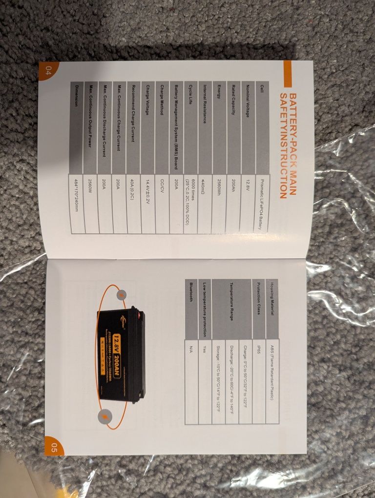 Акумулятор LiFePo4 12v200Ah JSDsolar