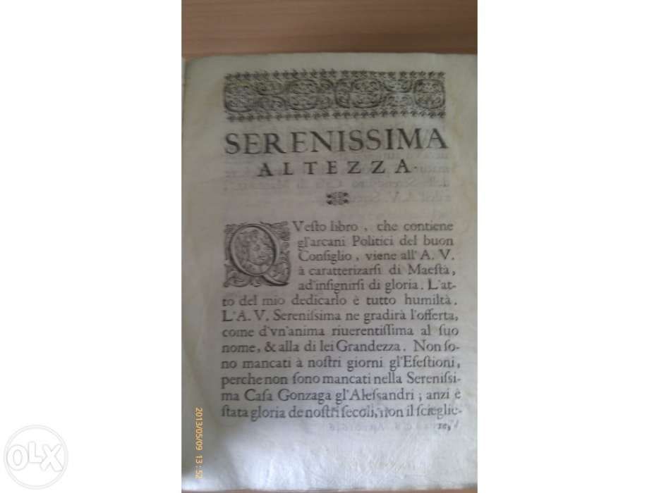 Livro de direito publicado em 1646