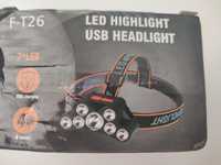 Latarka czołowa LED na głowę