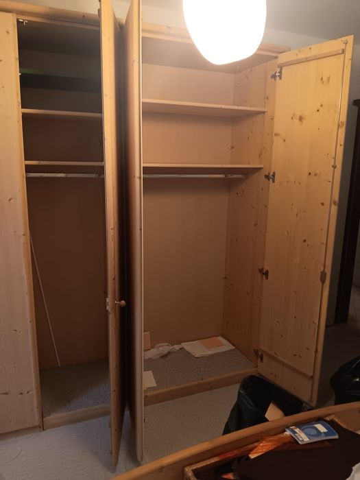 Szafa drewniana garderoba 3 elementów