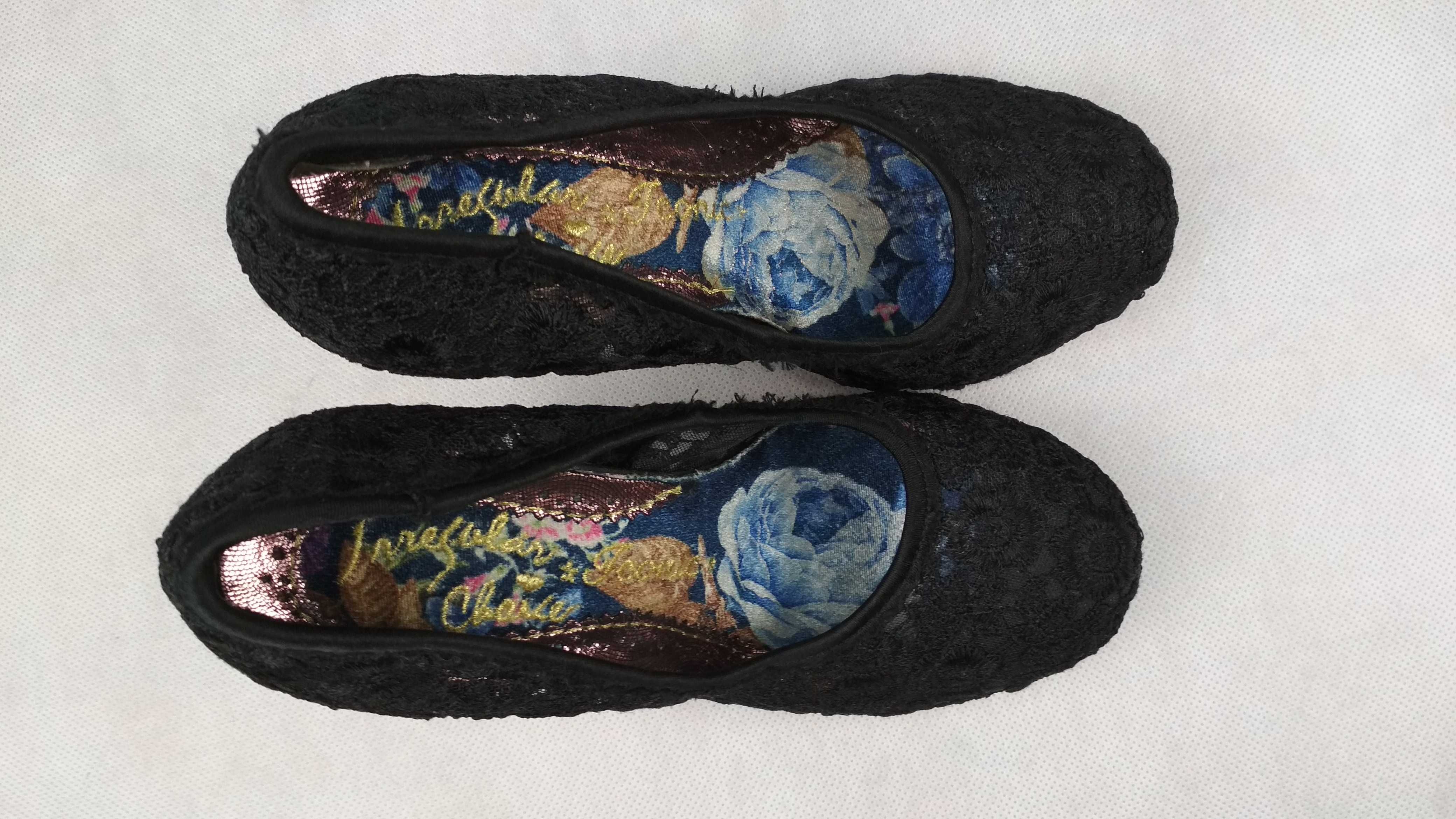 IRREGULAR CHOICE Półbuty Buty Na Obcasie Czółenka Roz. 38