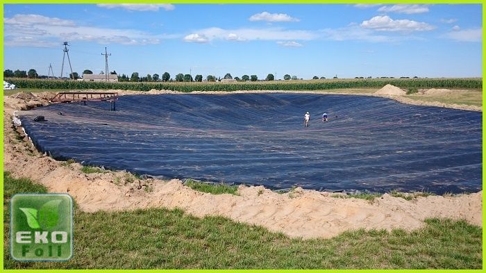 Folia PCV 1,5mm do oczek wodnych stawów zbiorników wodnych GEOMEMBRANA