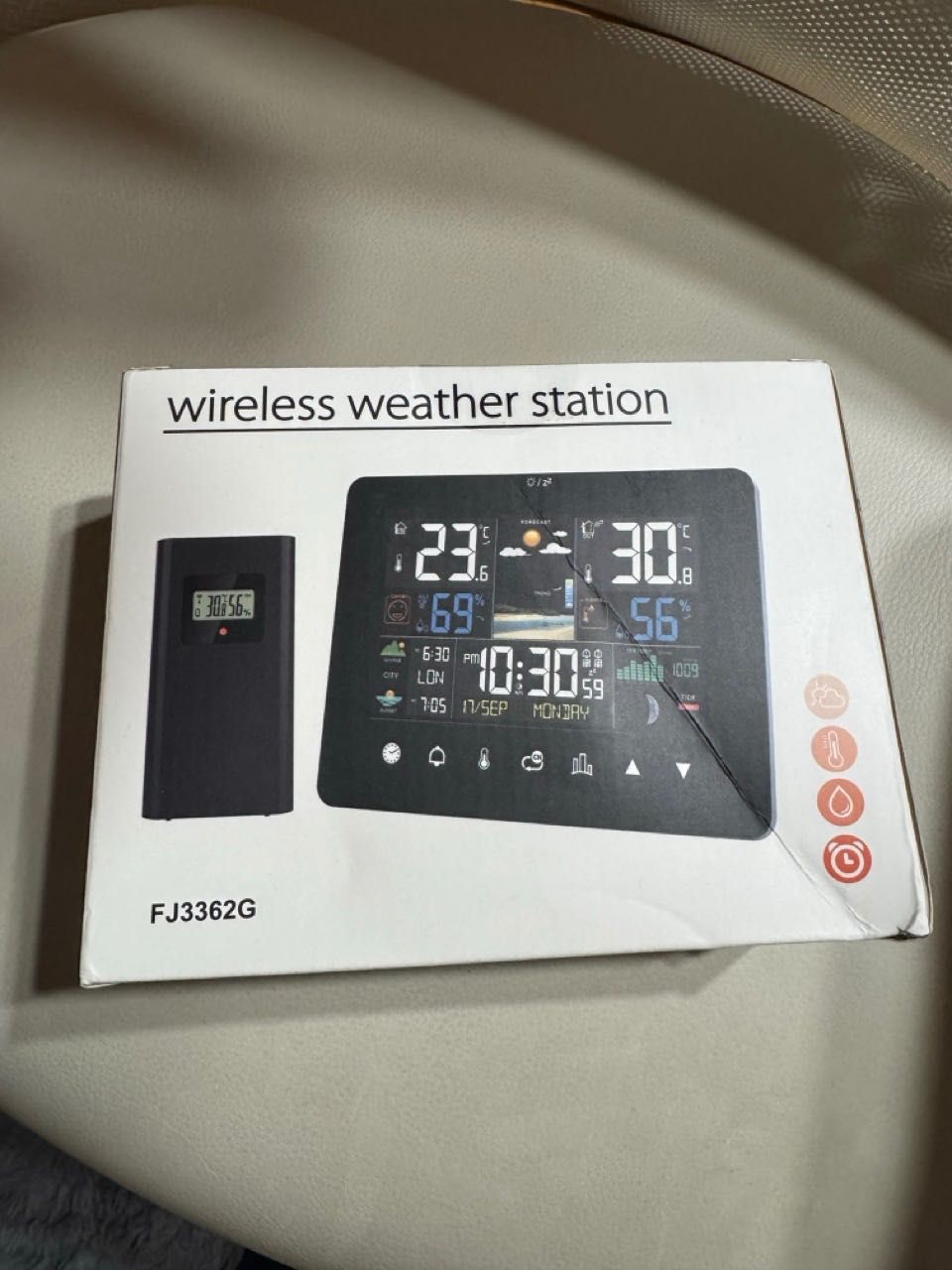 Bezprzewodowa Stacja Meteorologiczna z Kolorowym Wyświetlaczem