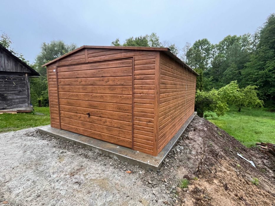 Garaż blaszany 4x6 Profil