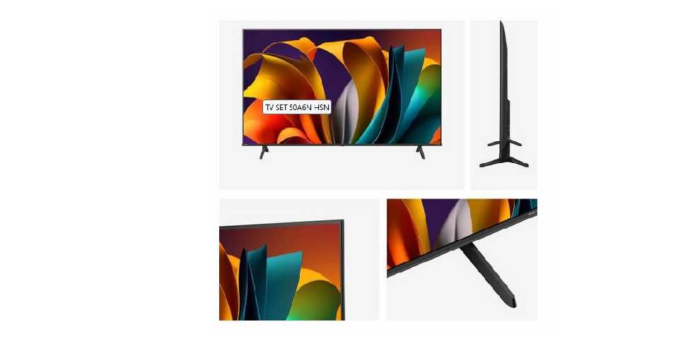 TELEWIZOR HISENSE 50A6N Smart TV UHD 4K Super Cena! Dostępny od Ręki