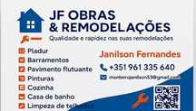 Obras em geral- remodelações e reparações