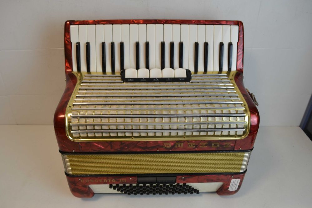 Acordea Hohner Concerto IIIS 3 Voz 72 Baixos, N 361