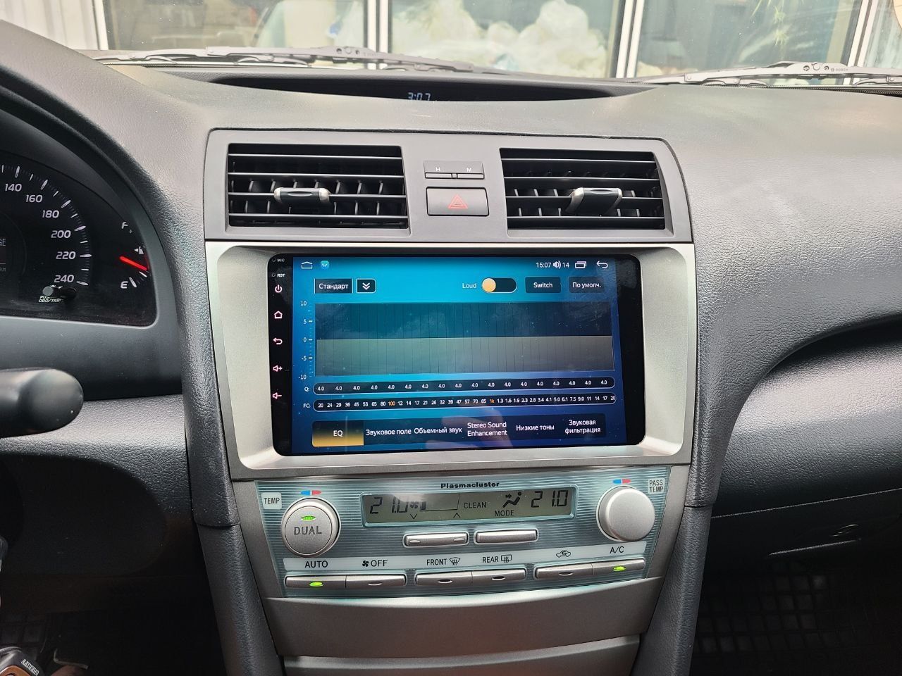 Штатна магнітола для Toyota Camry, QLED CarPlay Androidauto