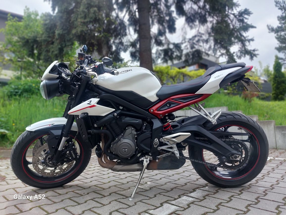 Triumph Street Triple 765 R zadbany, 2017 rocznik