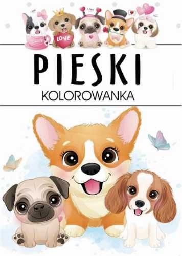 Pieski kolorowanka - praca zbiorowa