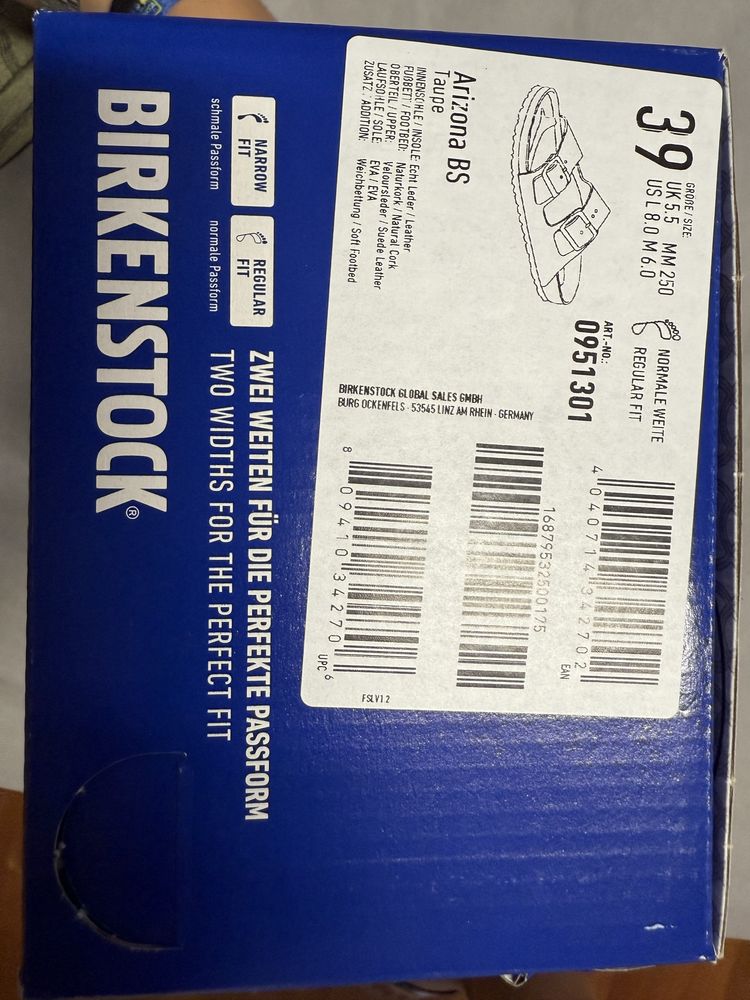 Birkenstock tam. 39