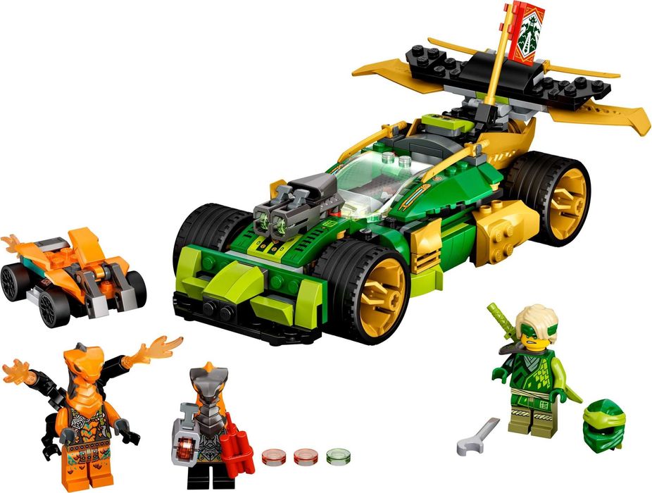 LEGO NINJAGO 71763 Samochód Wyścigowy Lloyda Python Cobra