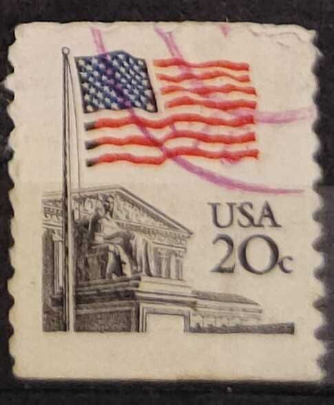 Znaczki pocztowe, znaczek amerykański (1 sztuka), XX wiek