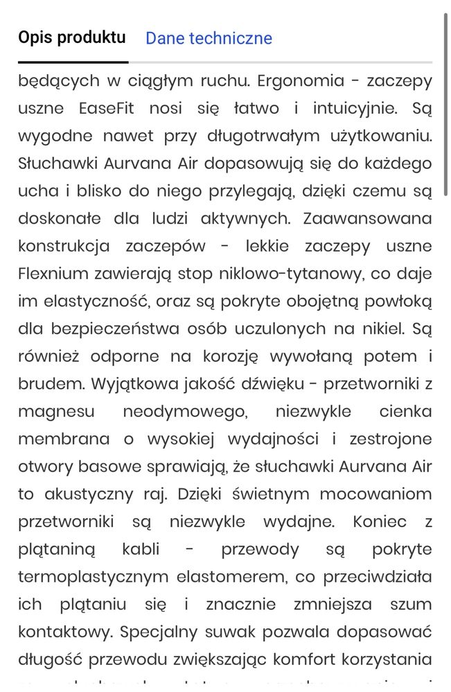 Słuchawki Creative Aurvana Air