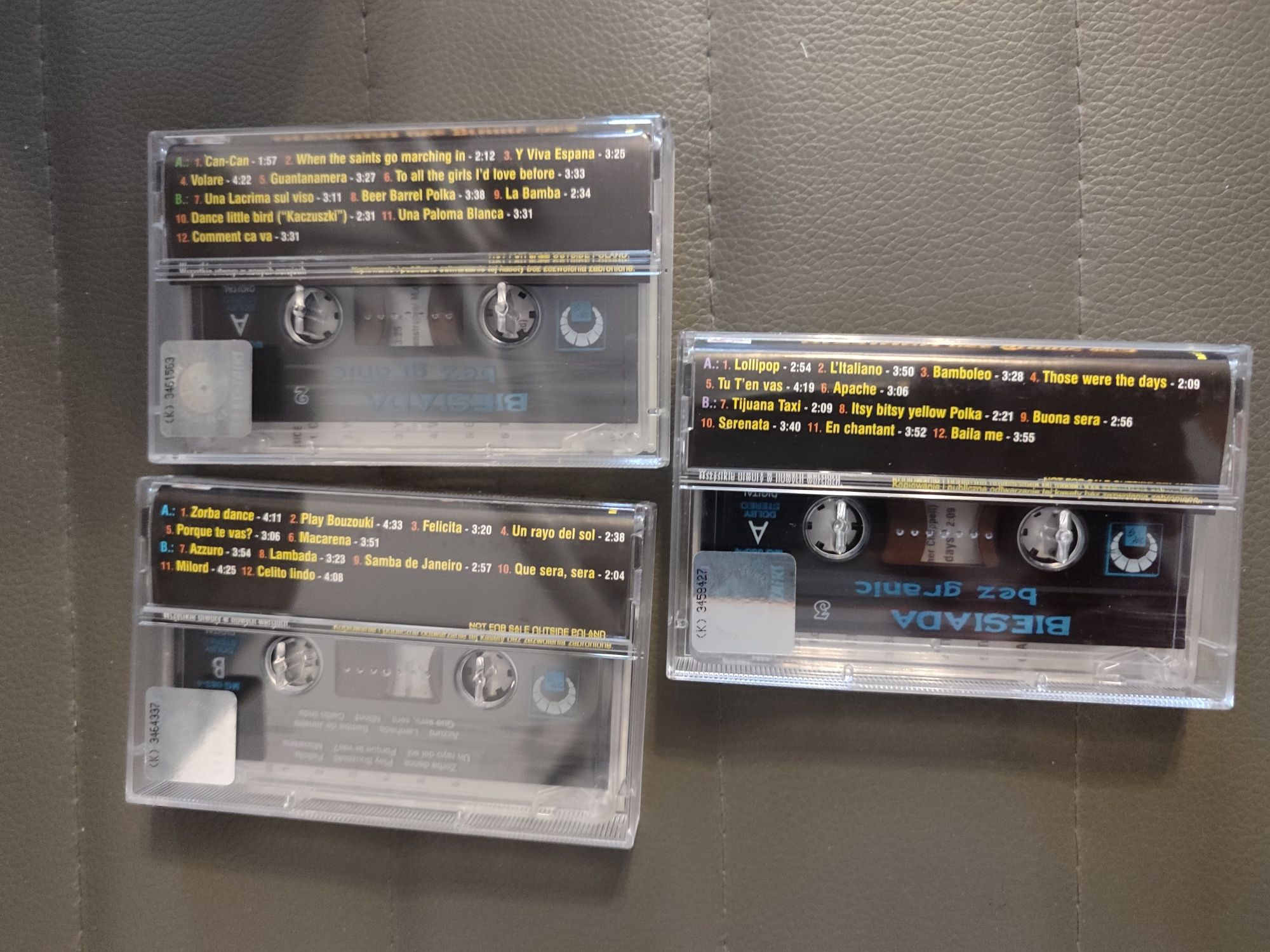 Biesiada bez granic zestaw trzech kaset audio