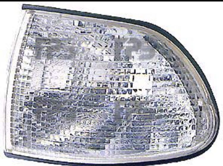 Дымчатые, белые указатели поворота, поворотники BMW 3 E36 E46 E34 E38