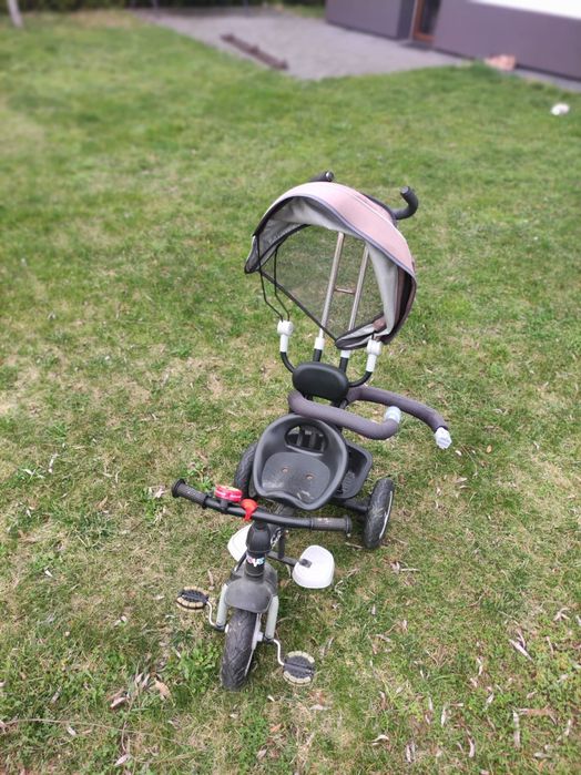 Rowerek  3 kołowy z daszkiem, 2 kierunki jazdy