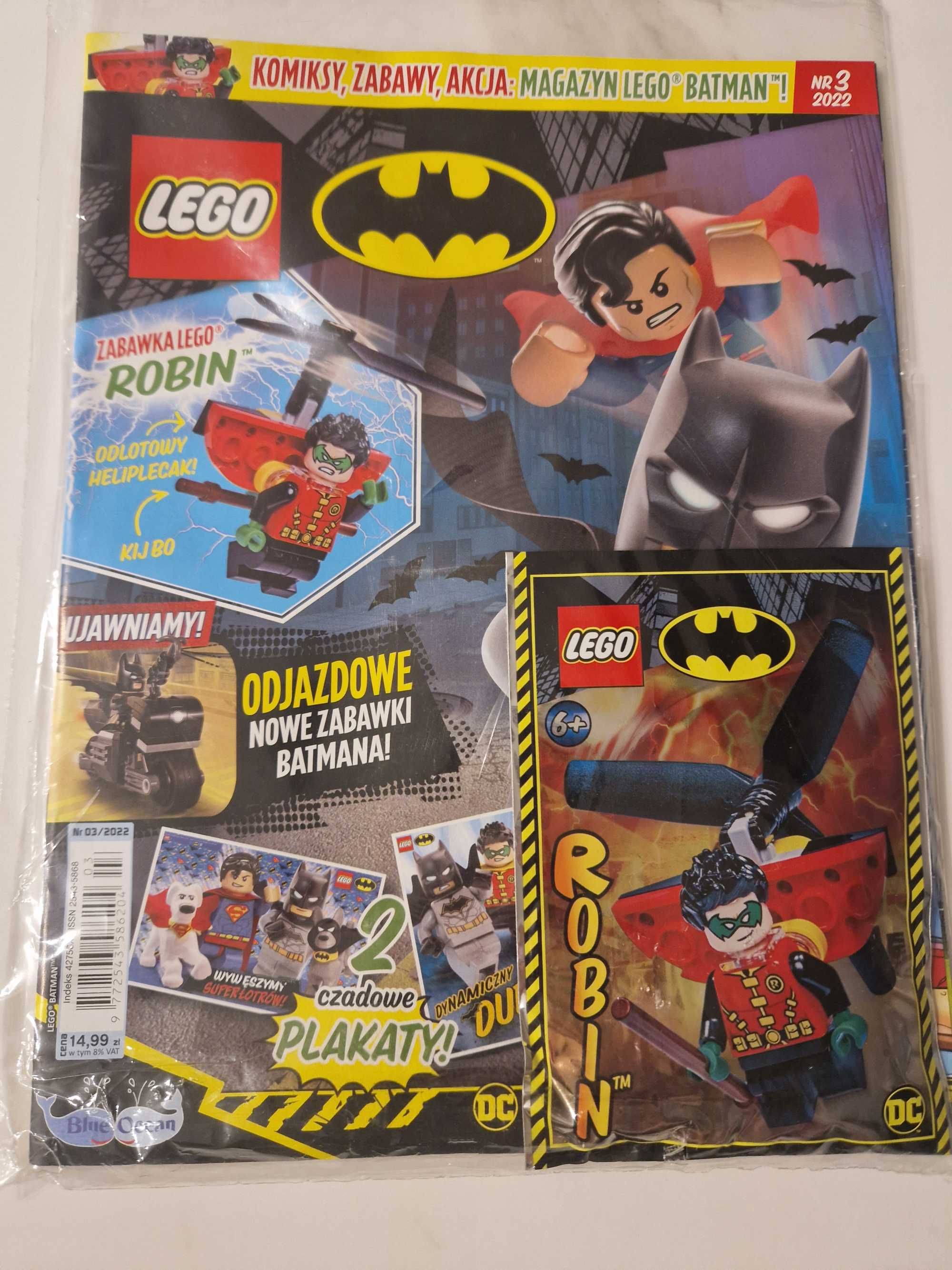Nowa Oryginalnie zapakowana gazetka Lego Batman/Robin