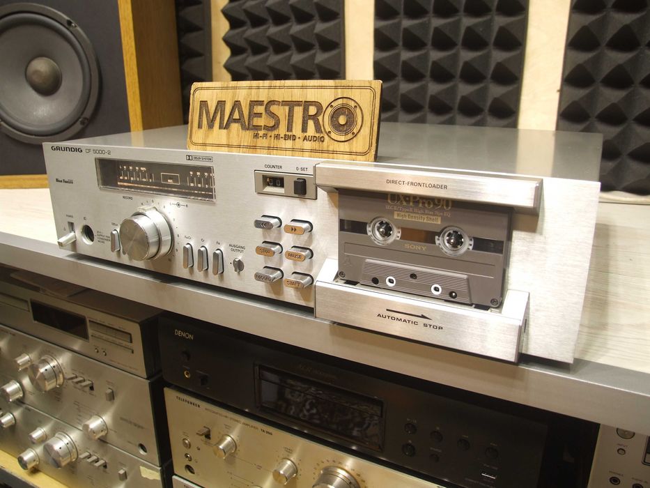 Касетна дека Grundig CF5000-2. Обслужена. Без передплати