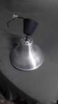Klosz lampa żyrandol aluminiowy srebrny loft E27