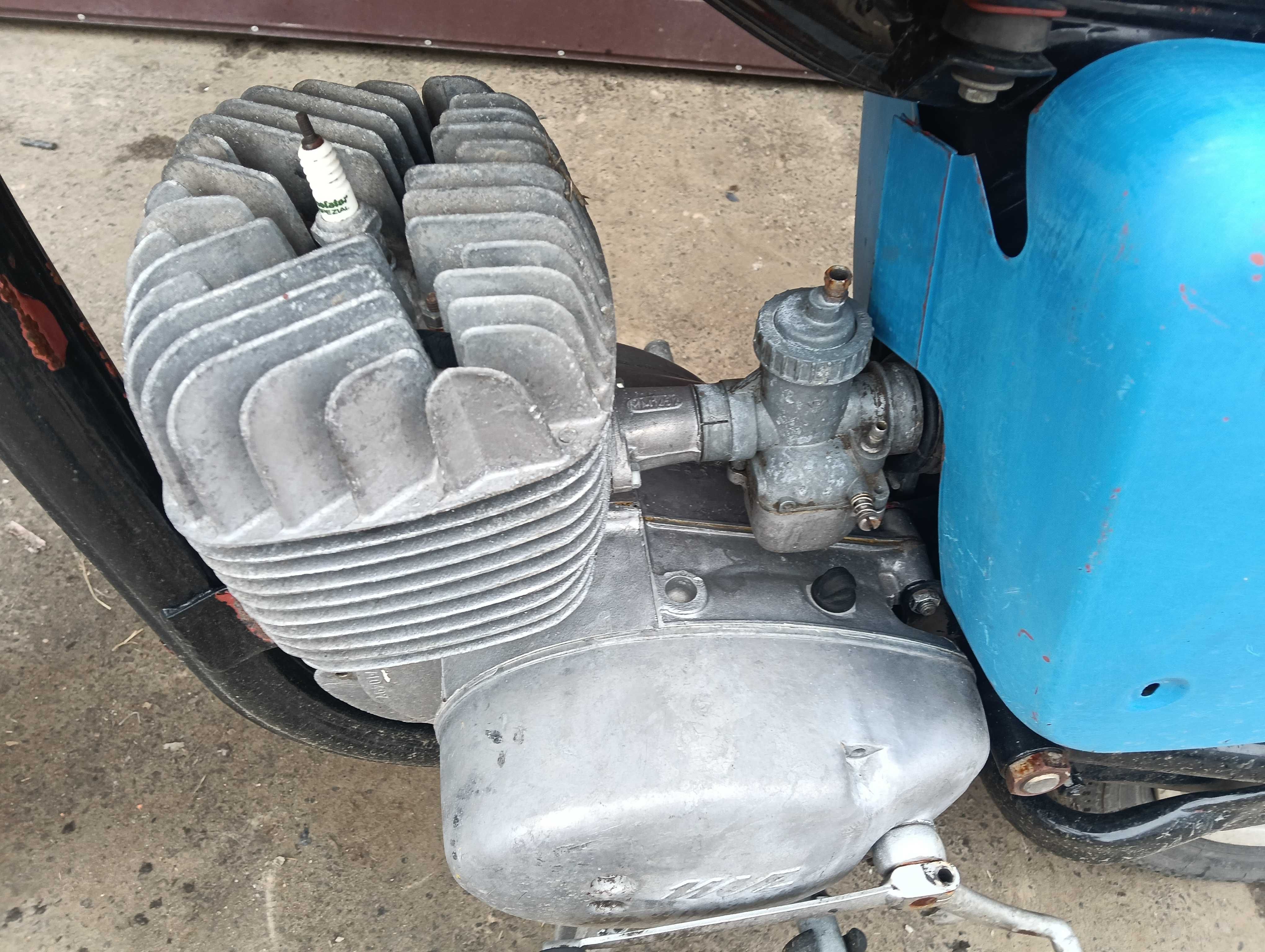 Kompletny Silnik MZ TS 125 / TS 150 ES trophy z Gaźnikiem DDR Wysyłka
