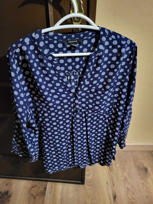 Blusa manga comprida "Atmosphere" Azul