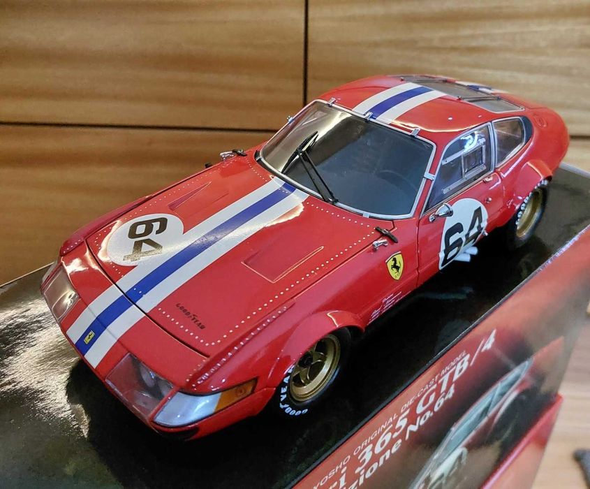 Ferrari 365 GTB/4 Competizione #64 24h Daytona 1977 Kyosho 1:18