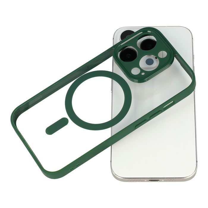 Acrylic Color Magsafe Case Do Samsung Galaxy S22 Zielony