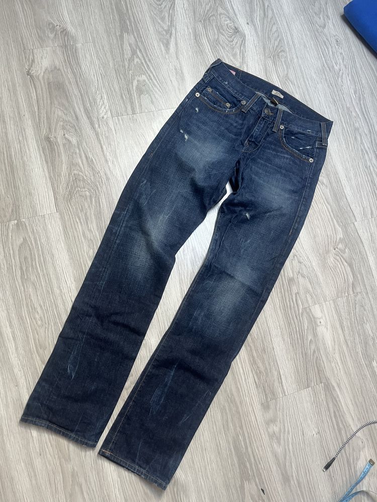 True religion spodnie jeansowe drip drill streetwear y2k denim