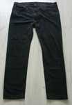 Duże męskie spodnie jeansowe LEVIS jeans r. 3XL W42 L34 czarne STRETCH