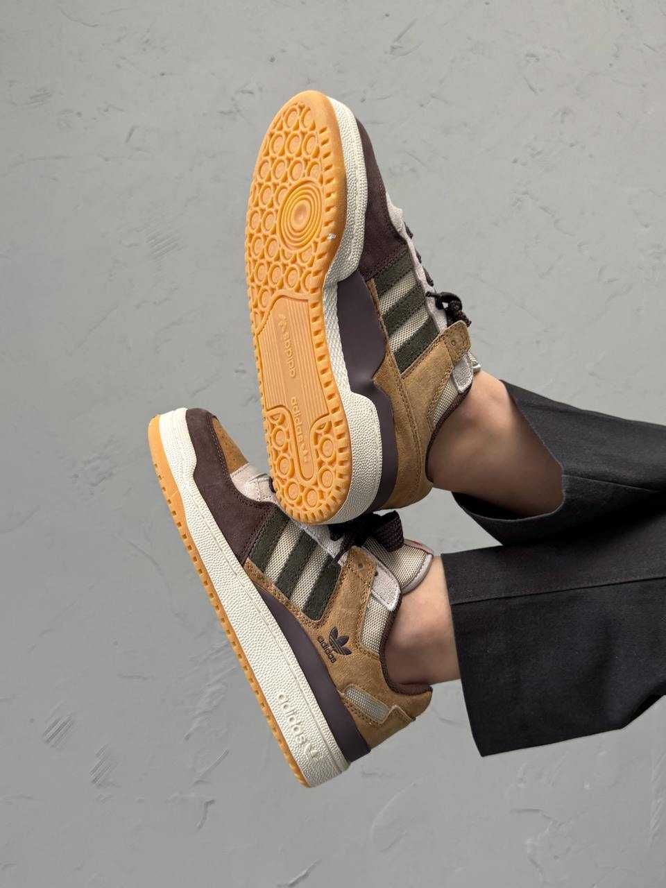 Кросівки Adidas Forum 84 Low Brown premium