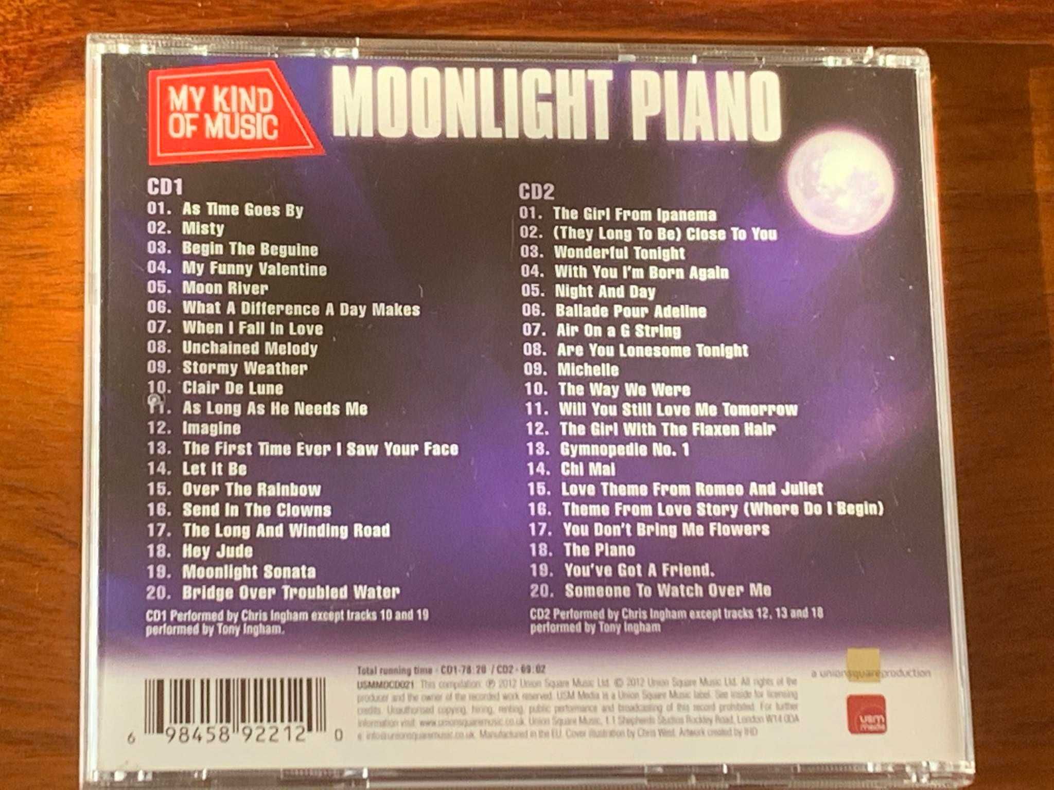 Moonlight Piano - Atmospheric Moods - 2CD - stan EX+ (rare)