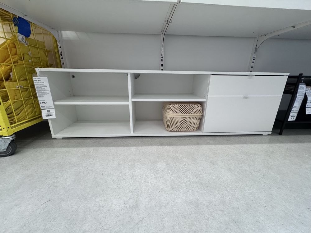 Szafka rtv ikea biala komoda