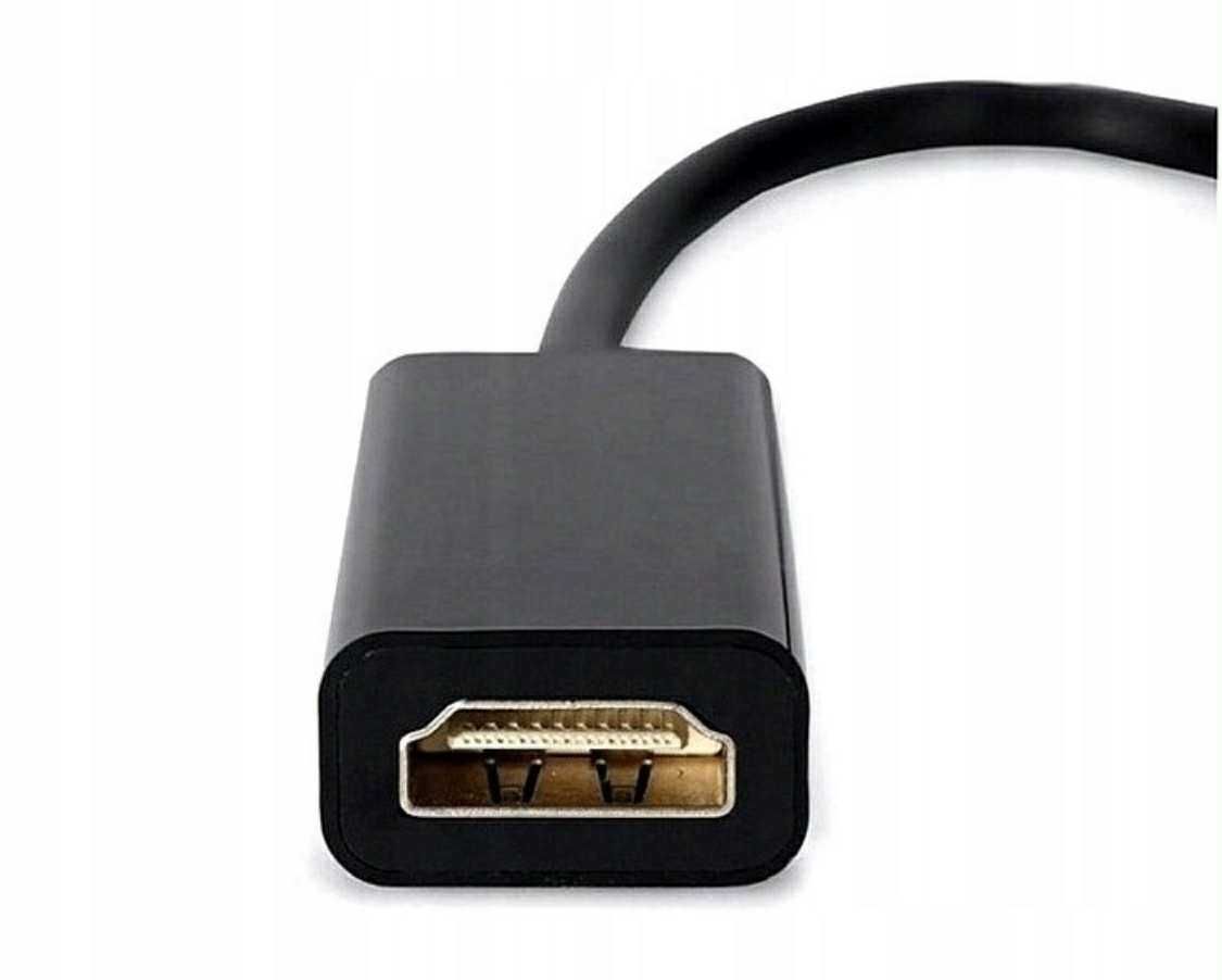 Adapter DisplayPo do HDMI przesylanie obrazu i dzwieku z laptopa na TV
