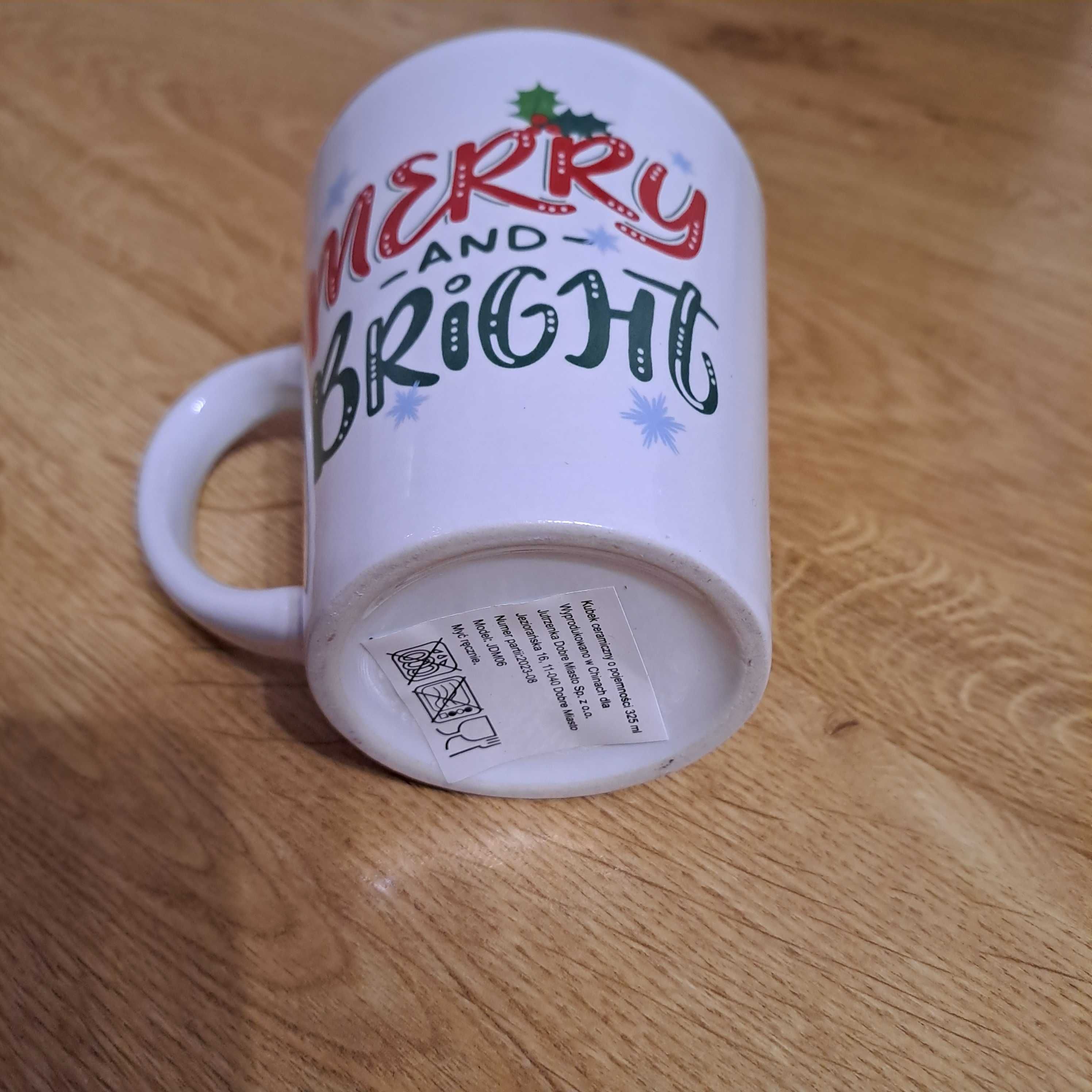 Kubek ceramiczny Merry and Bright na kawę 325 ml