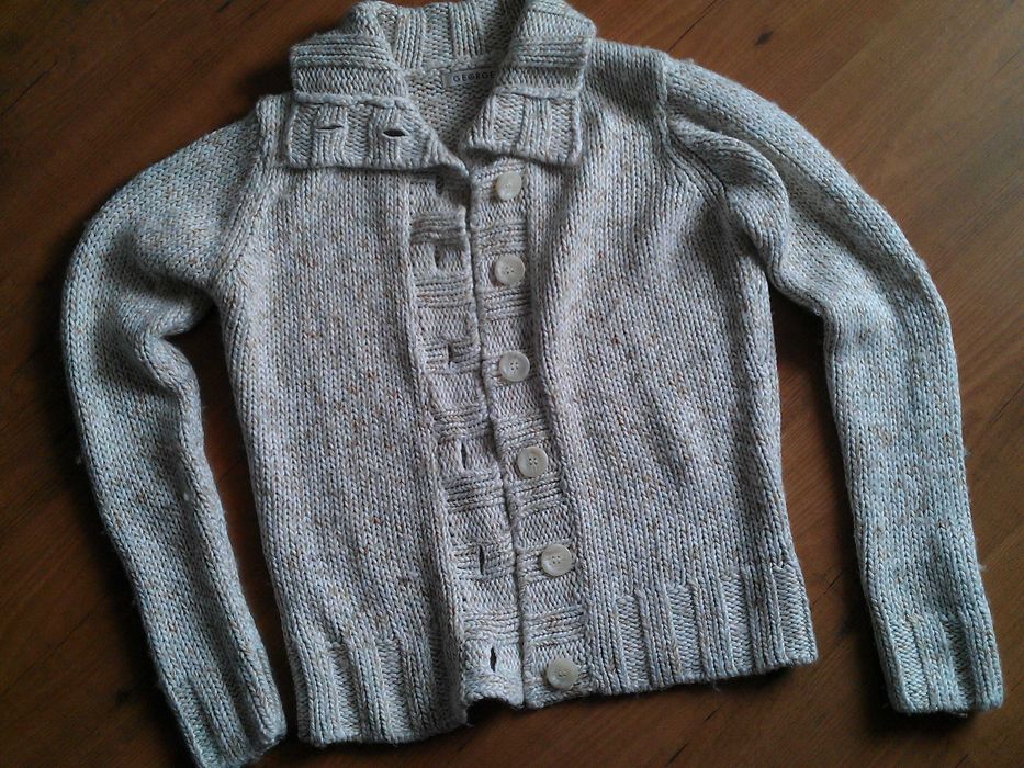 Ciepły sweter George r. 38-40 M, akryl + wełna
