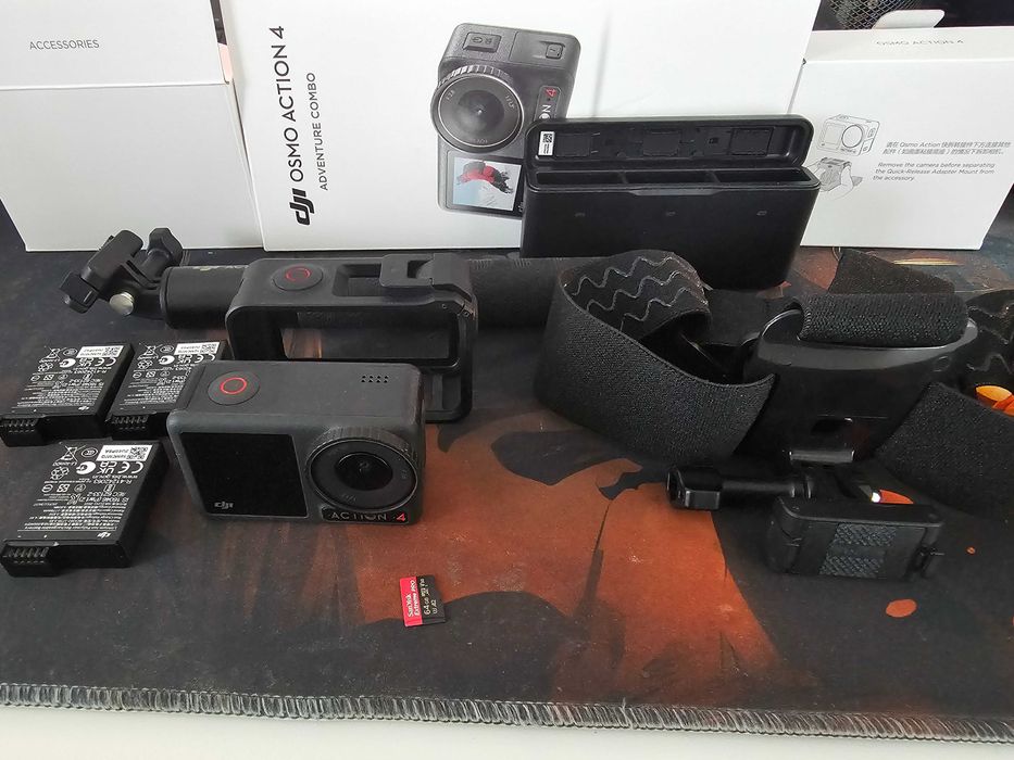 Kamera sportowa DJI Osmo Action 4 Adventure Combo – jak nowa