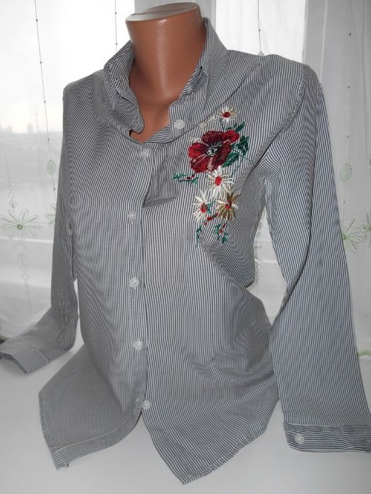 Блузка рубашка  сорочка с вышивкой
