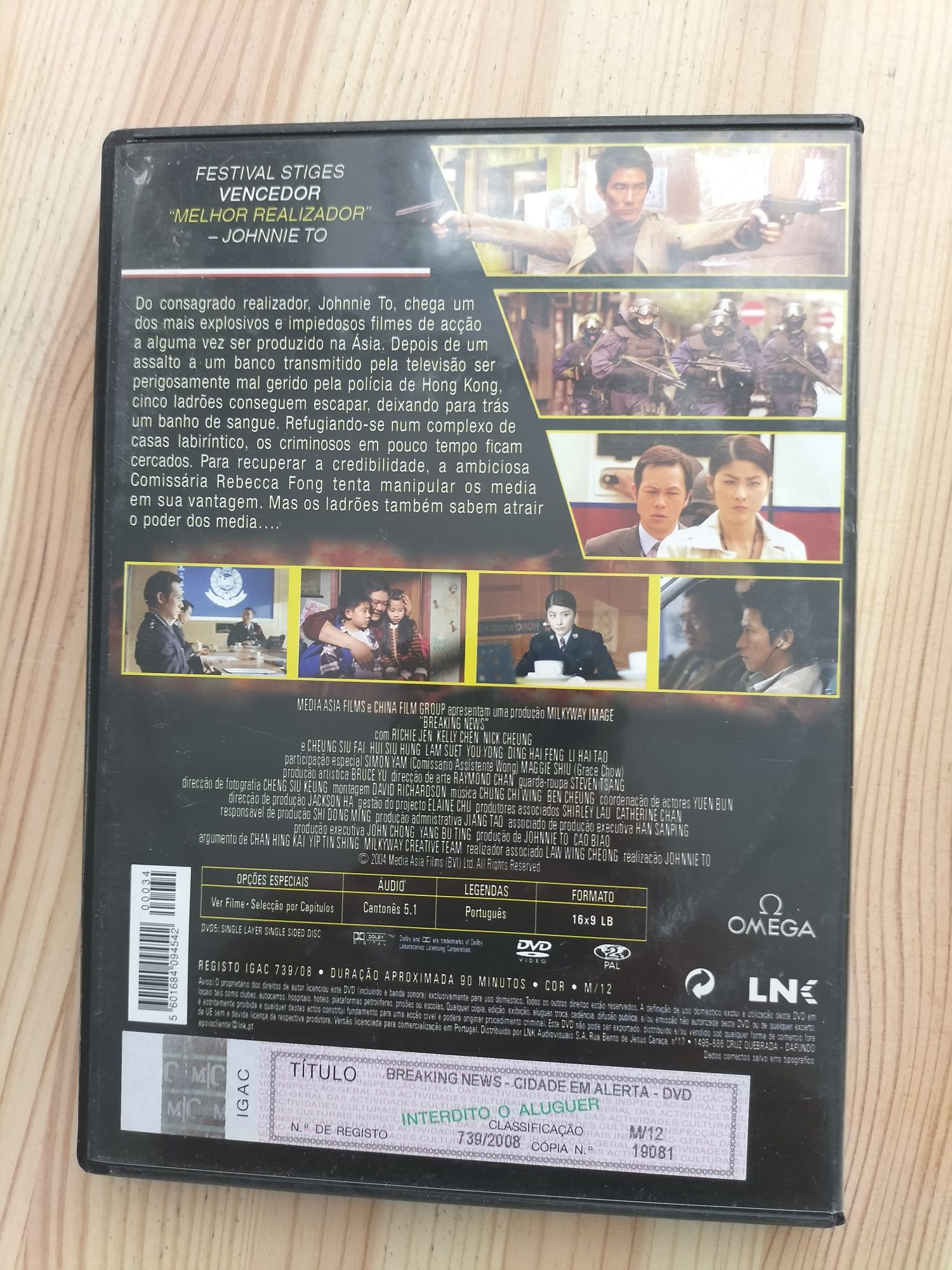 DVD - Cidade em alerta