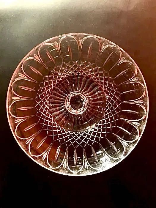 CRISTAL ATLANTIS - 4,1 Kg - 30x20 cm/s - fruteira - anos 80