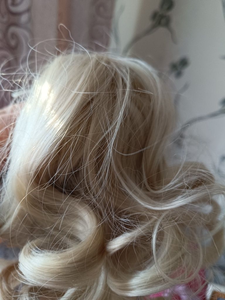 Шиньон женский искусственный блондин