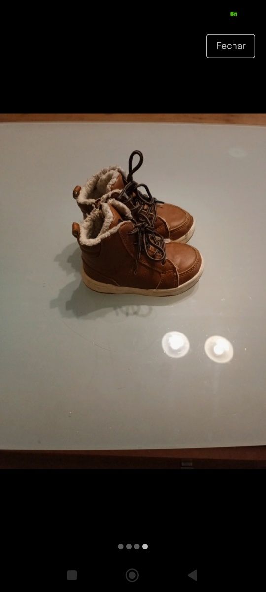 Bota camel H&M tamanho 22