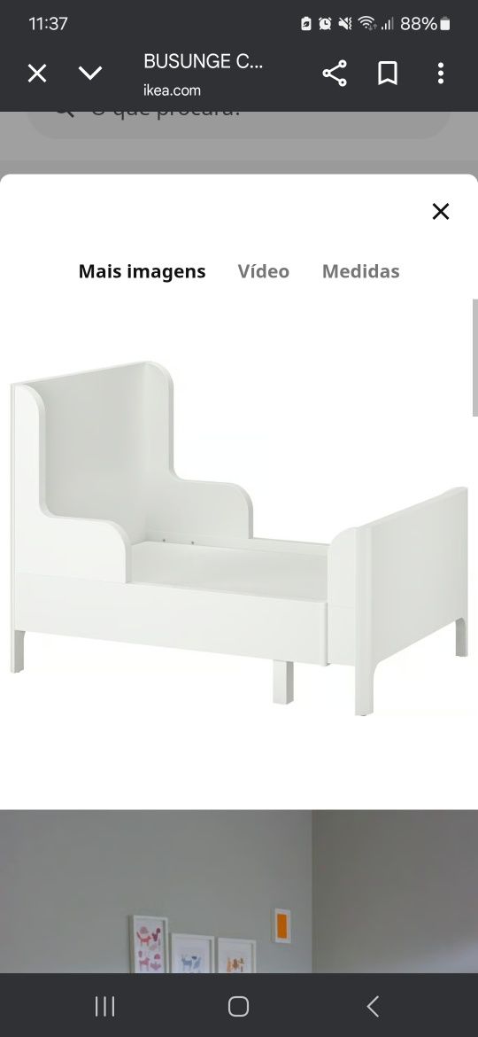 Cama IKEA Busunge extensível